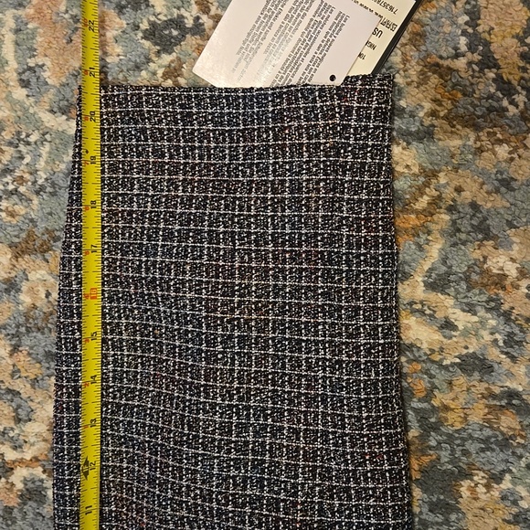 Nine West Metallic Nightsky Fringe Open Peplum Blazer NWT size 24W - Picture 12 of 15